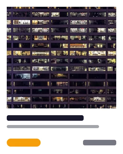 Social post design with warm amber styling